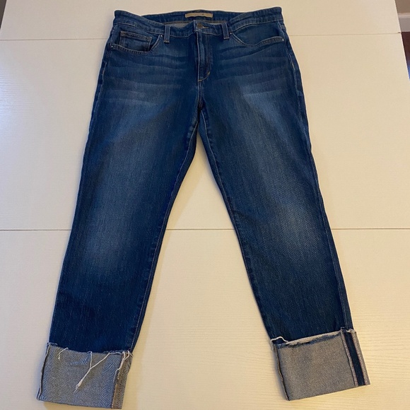 Joe's Jeans Boyfriend Slim Ankle Cuffed in Leah Wash Size 31 - Picture 2 of 15